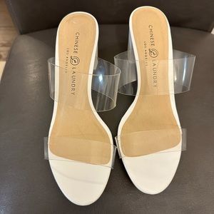 White Heels Size 7